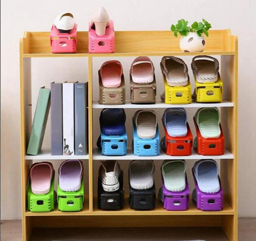 Set organizare: 5 saci vidat 50x60 cm + 10 organizatoare incaltaminte