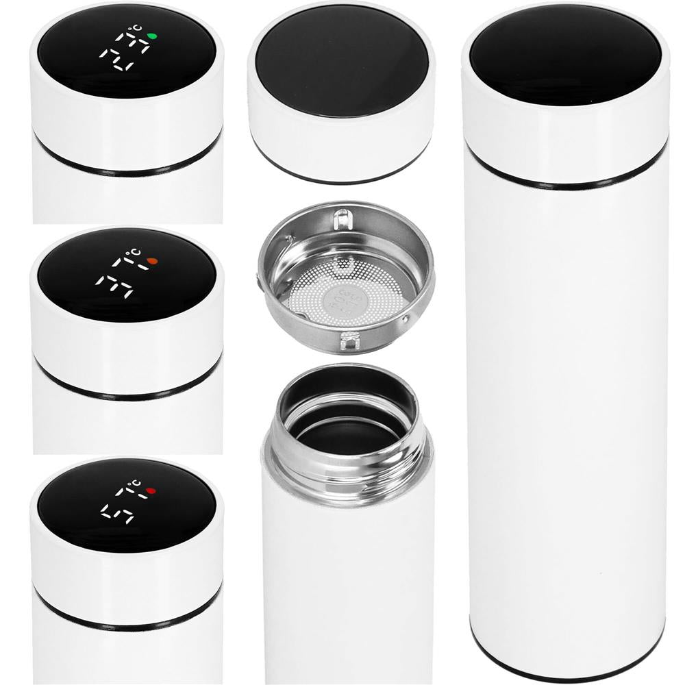 Termos Smart, otel inoxidabil, afisaj LED temperatura, 500ml