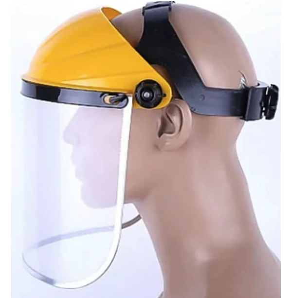Viziera de protectie, PVC, reglabila
