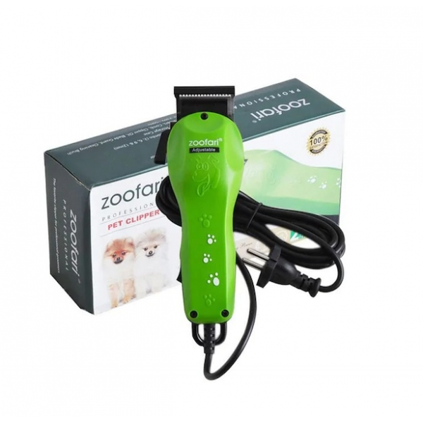 Aparat zoofari de tuns caini si pisici, cu fir + manusa cu perie cadou