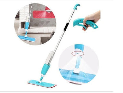 Mop cu rezervor incorporat 600 ml cu laveta absorbanta din microfibra