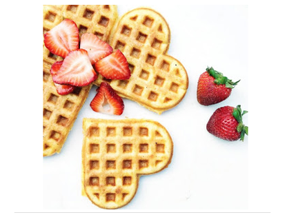 Aparat pentru preparat vafe sau gofre in forma de inima