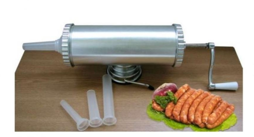 Masina din inox de umplut carnati - capacitate 2.5 kg
