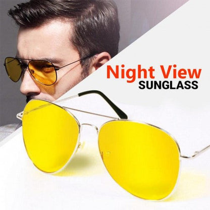Set: Casca Bluetooth universala + Ochelari tip aviator pentru condus noaptea