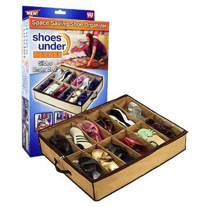Set2x Organizator de pantofi Shoes Under - profita de spatiul nefolositp