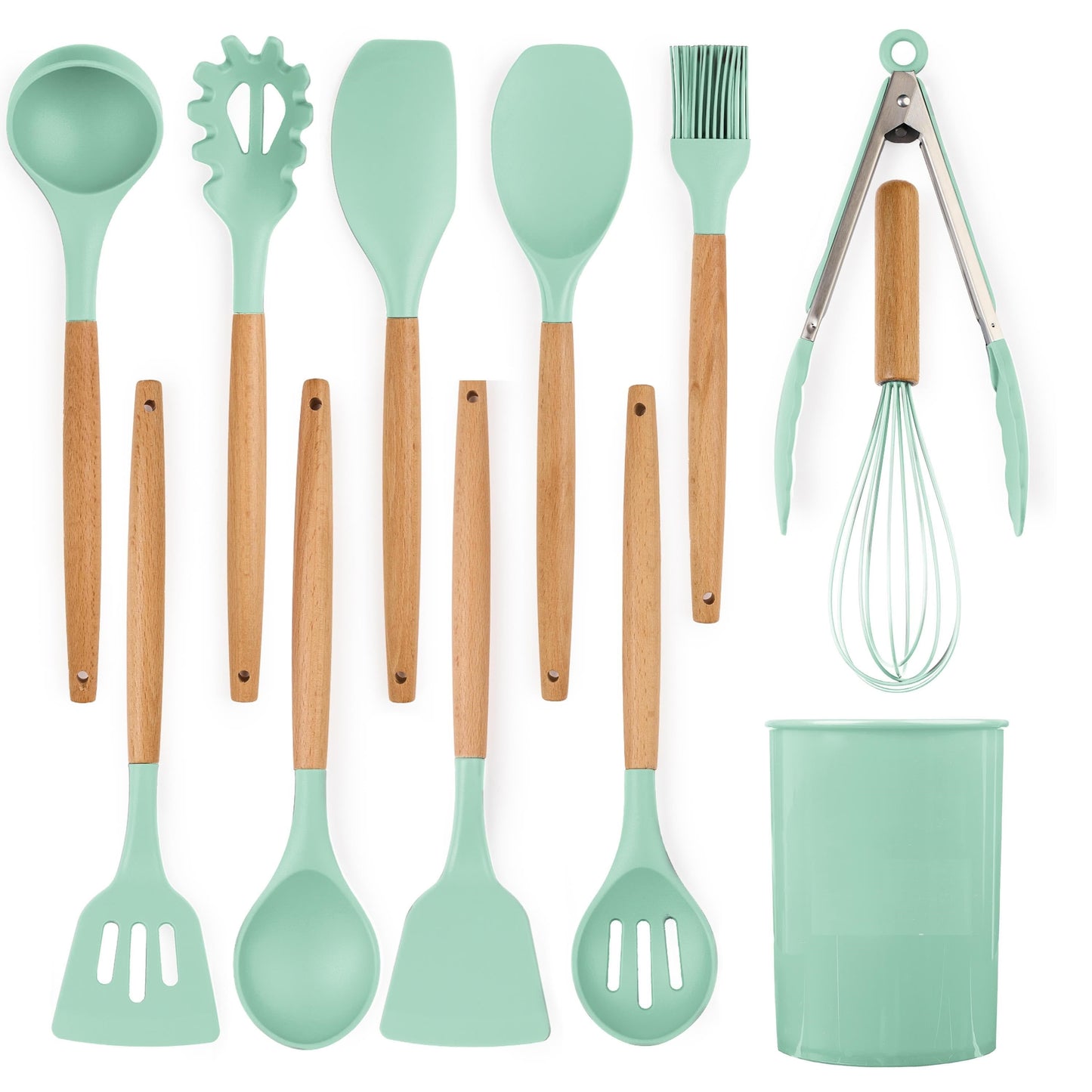 Set 12 ustensile de bucatarie, din silicon alimentar