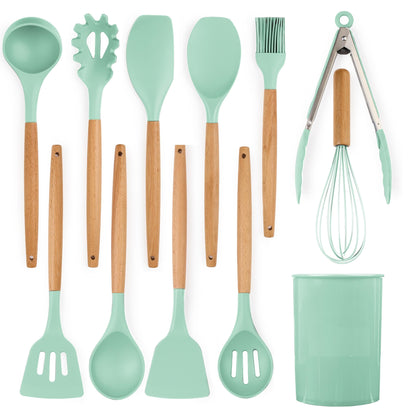 Set 12 ustensile de bucatarie, din silicon alimentar