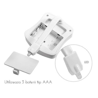 Lampa led pentru vasul de toaleta cu senzor de miscare