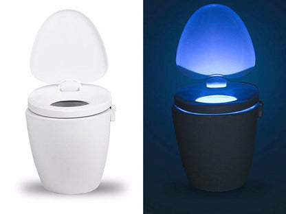 Lampa led pentru vasul de toaleta cu senzor de miscare