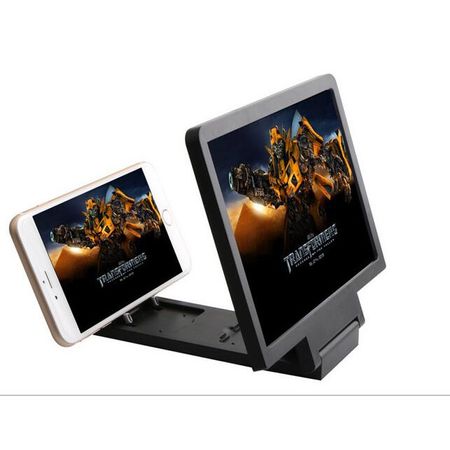 Ecran-lupa cu suport pentru marirea imaginii de pe telefonul mobil