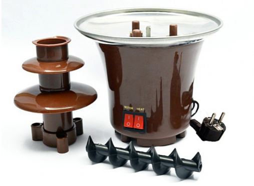 Mini fantana de ciocolata cu 3 nivele