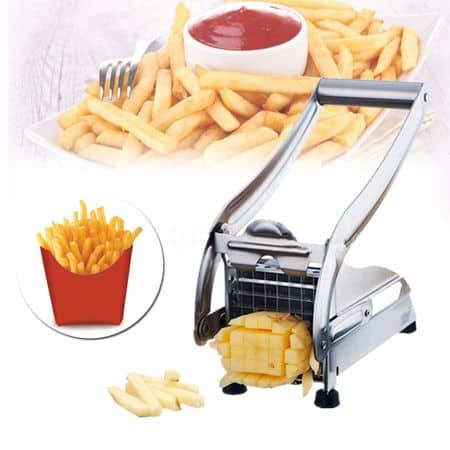 Feliator de cartofi pai din inox 2 dispoziive taiere