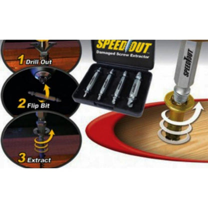 Set extractoare suruburi defecte