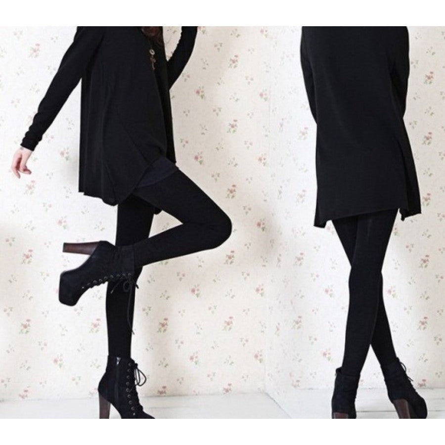 Set 2 x Colanti vatuiti, fara cusatura, diverse culori