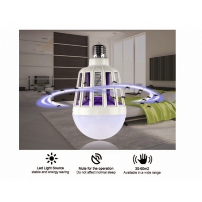 Bec 2 in 1 cu lampa UV impotriva insectelor