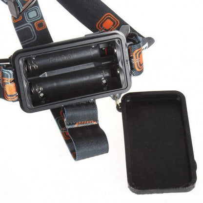 Lanterna de cap 3 x Led Cree XML, T6, frontala, cu lupa + 2x acumulatori 18650, C155