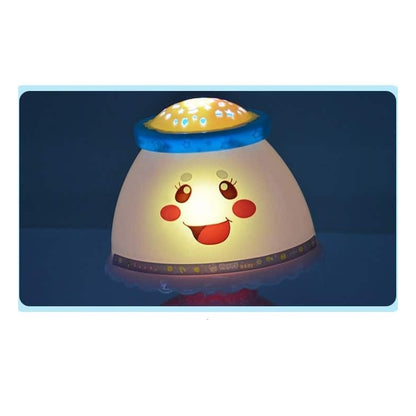 Lampa de veghe muzicala cu proiector si ceas