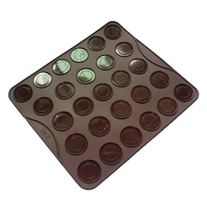 Set 2 x tava silicon macarons/fursecuri Vanora 27 forme