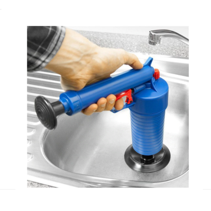 Pompa cu aer comprimat, pentru desfundarea scurgerilor