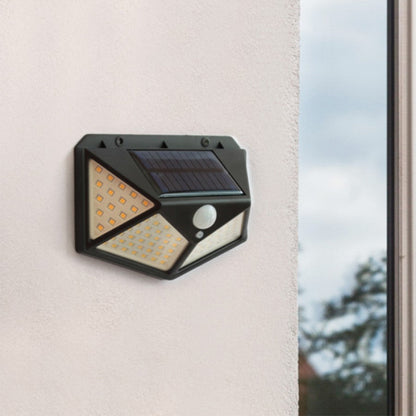 Set 2 lampi 100 LED, 3 moduri de functionare, incarcare solara si senzor de miscare