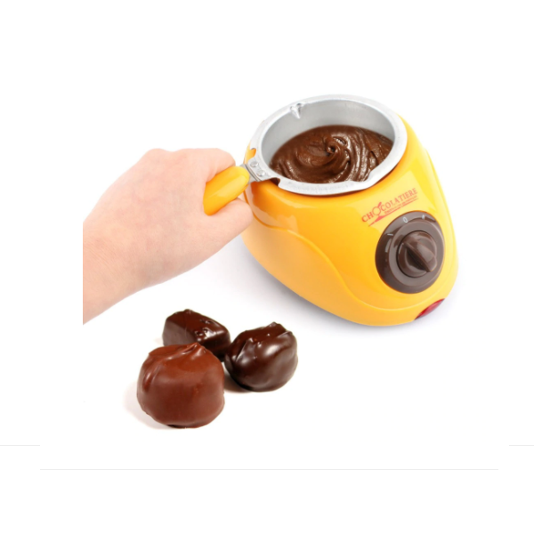 Aparat electric pentru topit ciocolata + Set Fondue - Chocolatiere