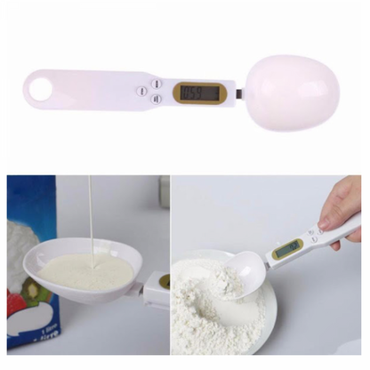 Lingura cu cantar, display digital