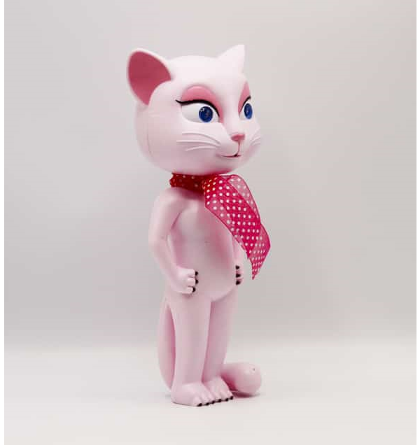 Jucarie Talking Angela, pisica inteligenta vorbitoare, 28 cm