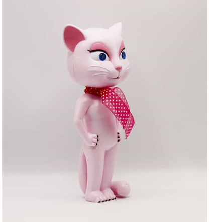 Jucarie Talking Angela, pisica inteligenta vorbitoare, 28 cm