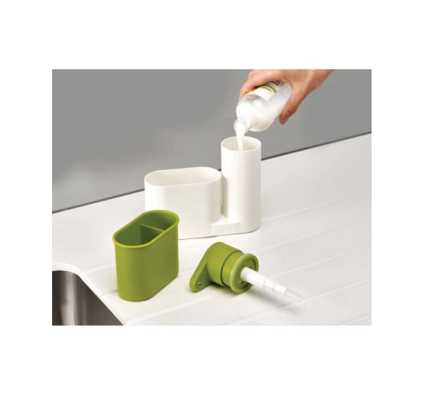 Organizator pentru chiuveta 2in1 alb/verde