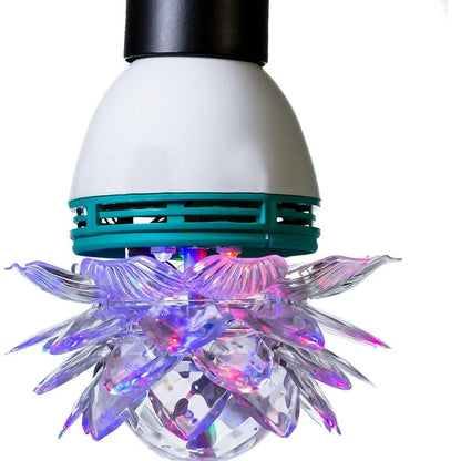 Bec rotativ in 3 culori, forma de lotus, alb soclu normal