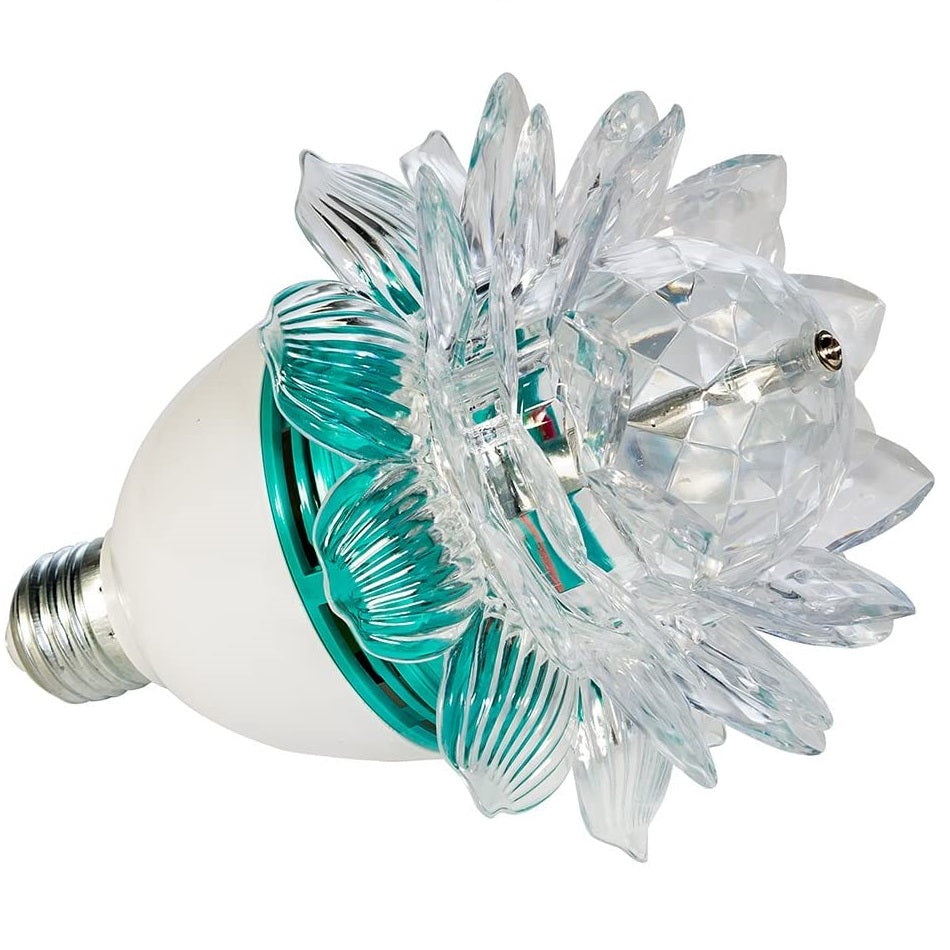 Bec rotativ in 3 culori, forma de lotus, alb soclu normal