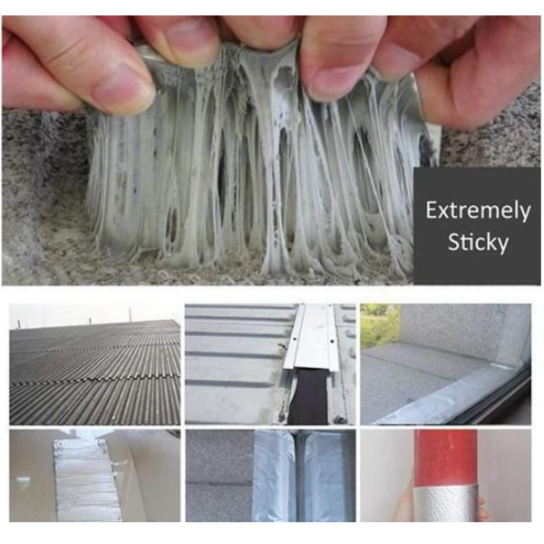 Banda adeziva izolatoare din aluminiu 5 cm x 5 m