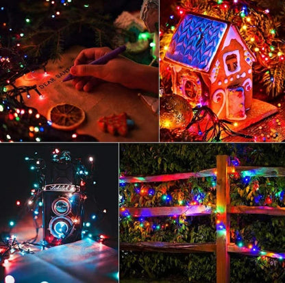 Set 3 x Instalatie solara 100 LED – multicolor