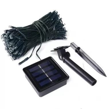 Ghirlanda luminoasa solara pentru gradina cu 100 LED, Multicolor