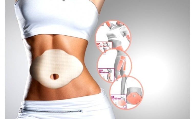 Set 10 plasturi pentru reducerea greutatii abdominala cu extracte din plante