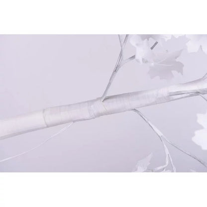 Copac decorativ, alb, iluminat 128 led, 170 cm