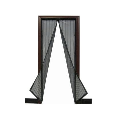 Set 2 perdele magnetice anti-insecte, dimensiunea 210x100 cm NEGRU/MARO