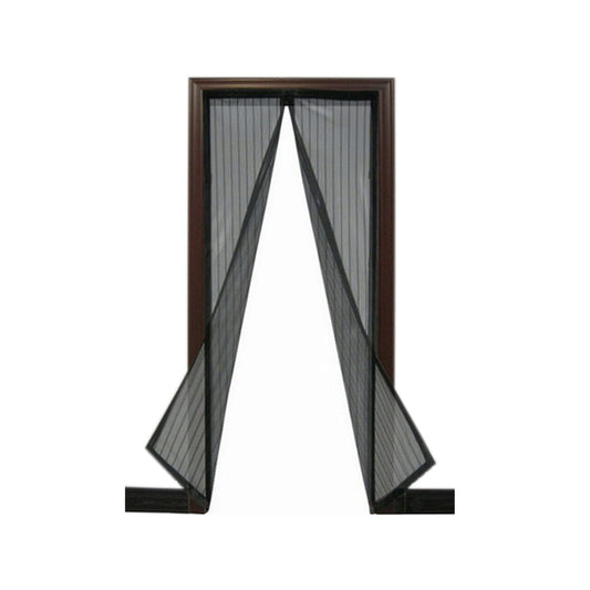 Set 2 perdele magnetice anti-insecte, dimensiunea 210x100 cm NEGRU/MARO