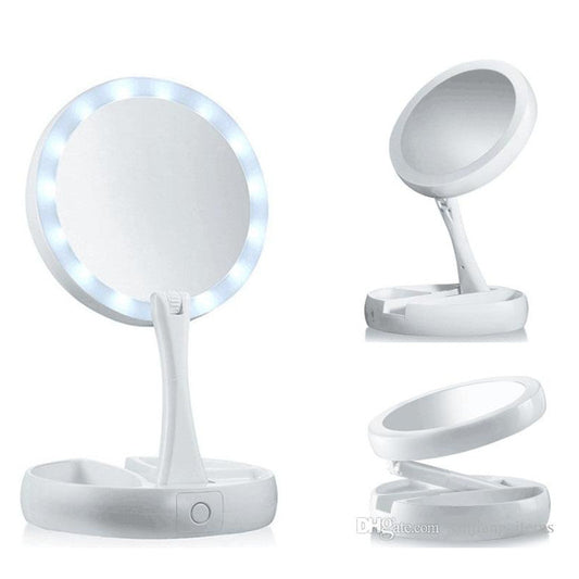 Machiaj usor de facut cu noua oglinda cu led