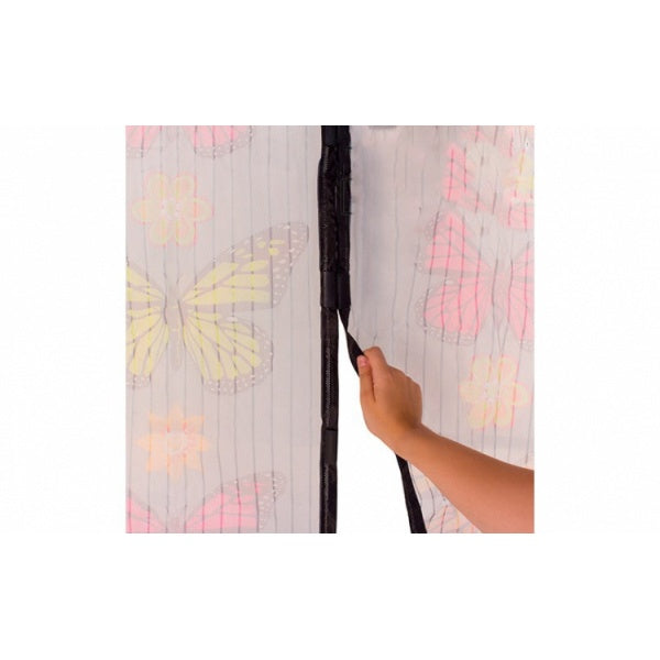 Perdea magnetica anti insecte 210 x 100 cm - model fluturi