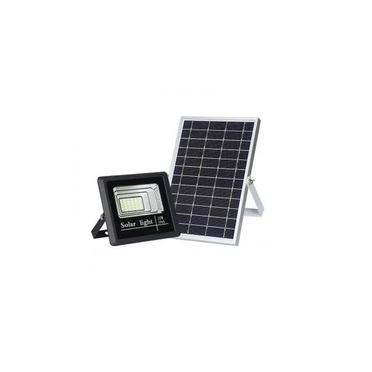 Proiector LED 10W cu panou solar si telecomanda