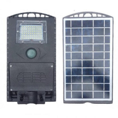 Lampa stradala pentru exterior cu incarcare solara si senzor de miscare 30 watti - cu panou solar inclus