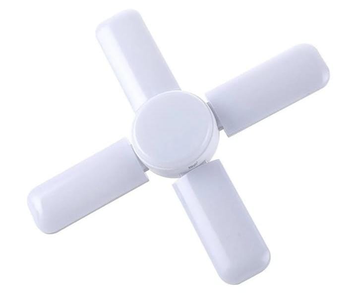 Lampa LED cu 4 brate mobile ajustabile, Fan Blade, E27, 3000K, 60W