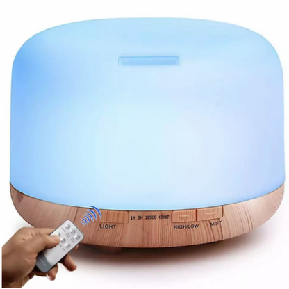 Difuzor aromaterapie Aroma Diffuser, 16 W, 300 ml, RGB, ultrasunete, telecomanda