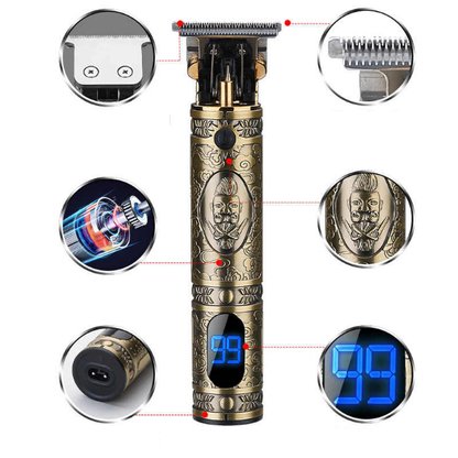 Masina de tuns/contur cu model si afisaj LCD