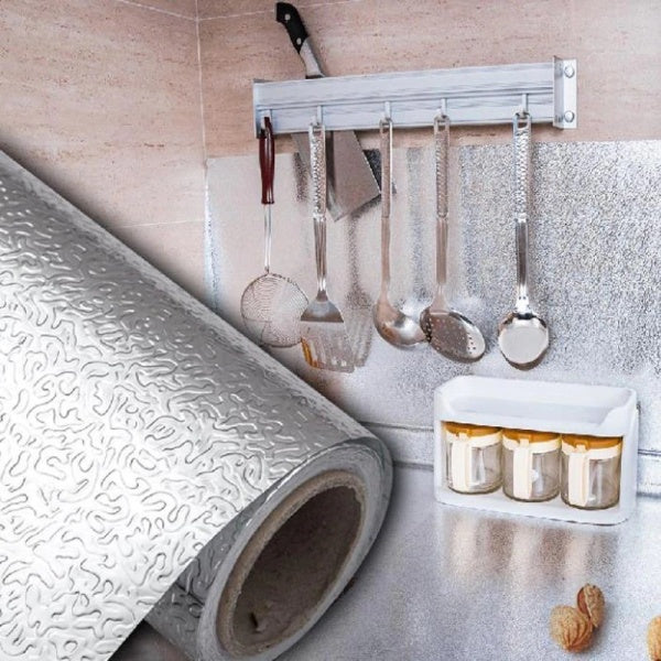 Set 2 x Folie de aluminiu autoadeziva 60 x 300 cm