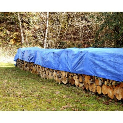 Prelata impermeabila cu inele, 80 gr/mp, rezistenta UV - 3 x 4 m