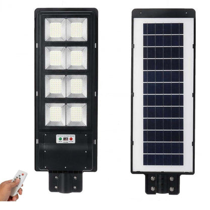 Lampa stradala pentru exterior 400w,cu panou solar inclus si telecomanda
