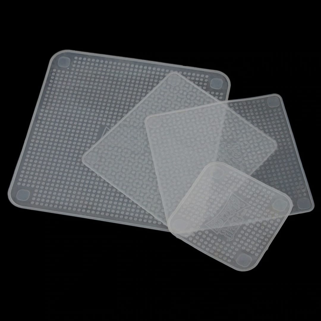 Set de 4 folii  flexibile  din silicon