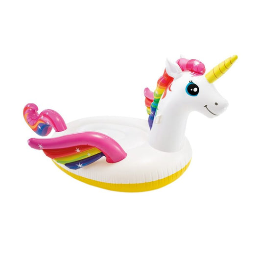 Unicorn gonflabil cu manere, 201 x 140cm